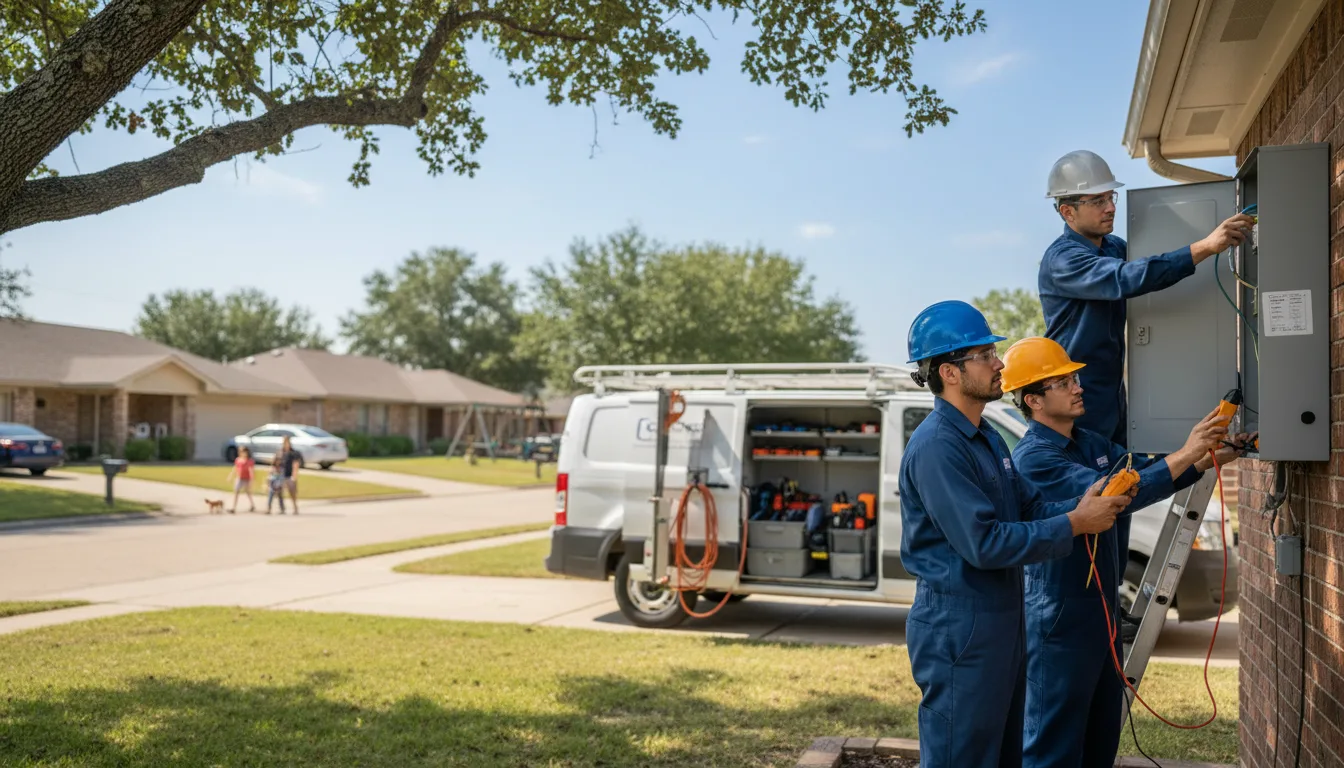 Certified electrician providing emergency electrical services in South Roxana, IL